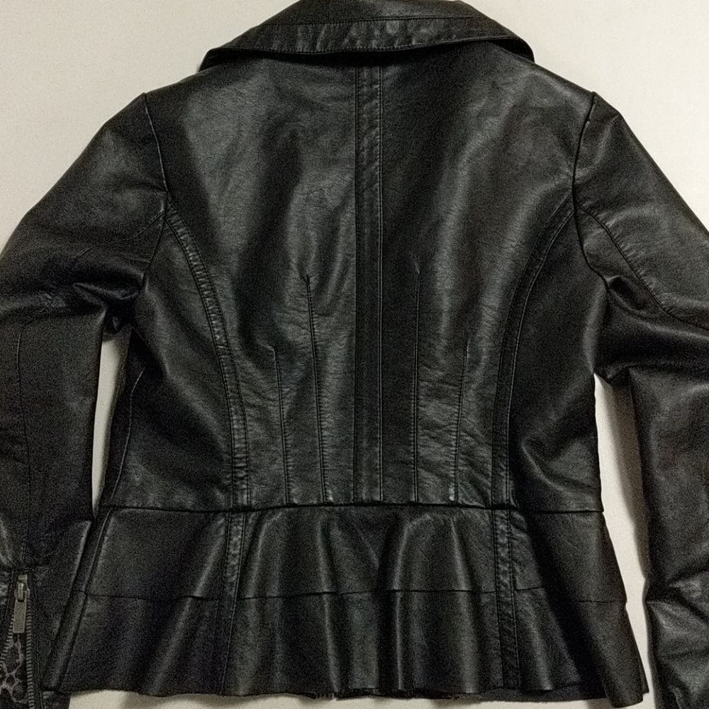 SugarFly Girls Moto Jacket Size L - Picture 4 of 8